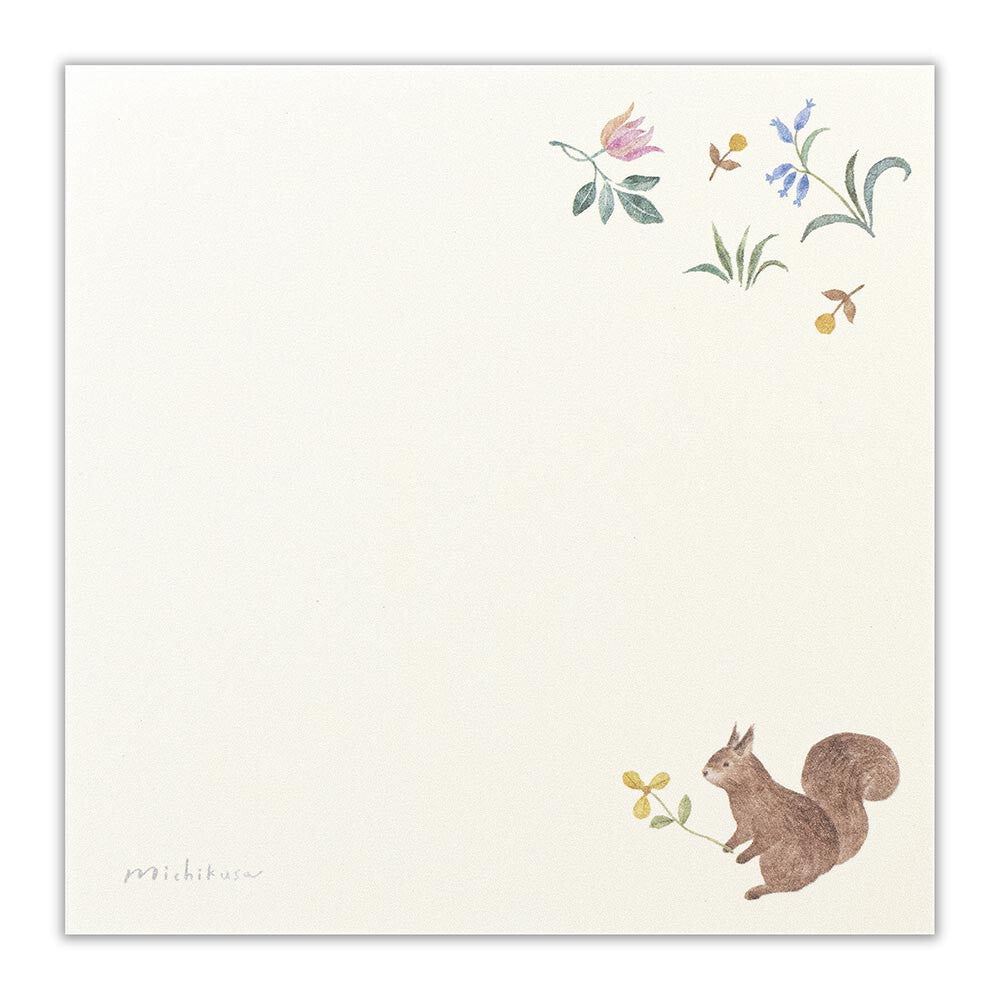 Memo Pad Michikusa - Squirrel