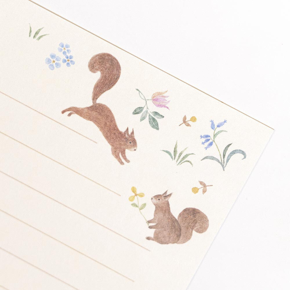 Letter Set Michikusa - Squirrel