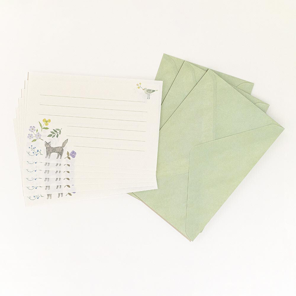 Letter Set Michikusa - Cat