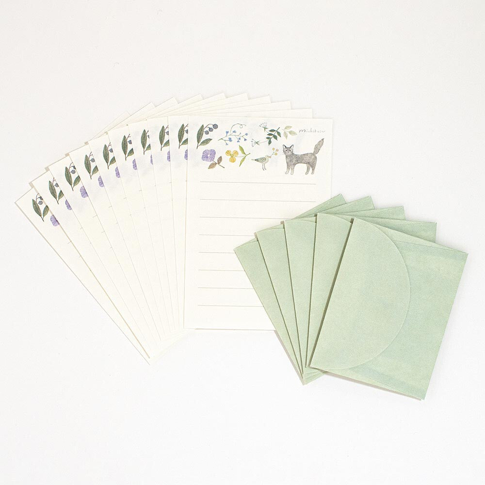 Small tayori set Michikusa - Cat