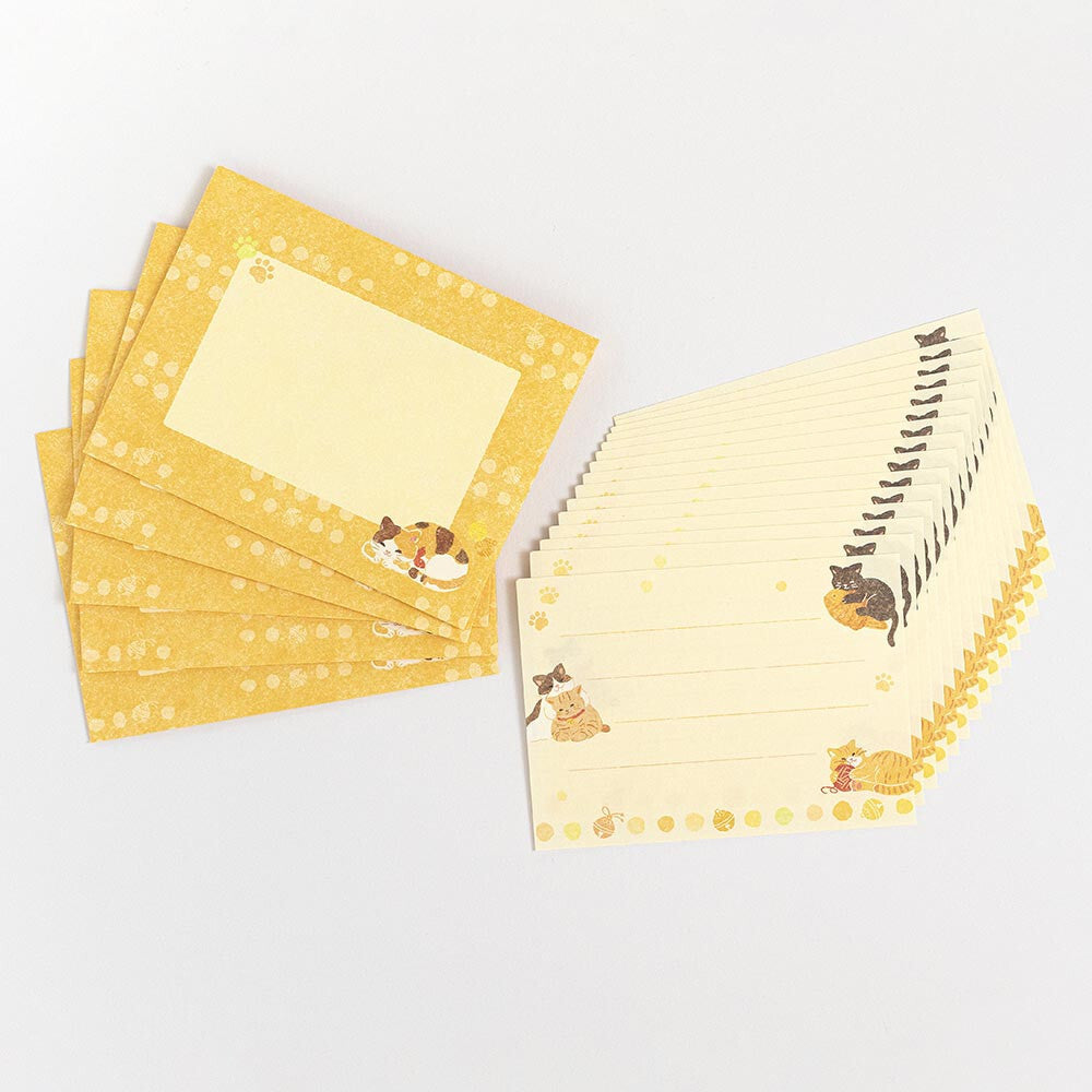 Letter Set - Summer Cats