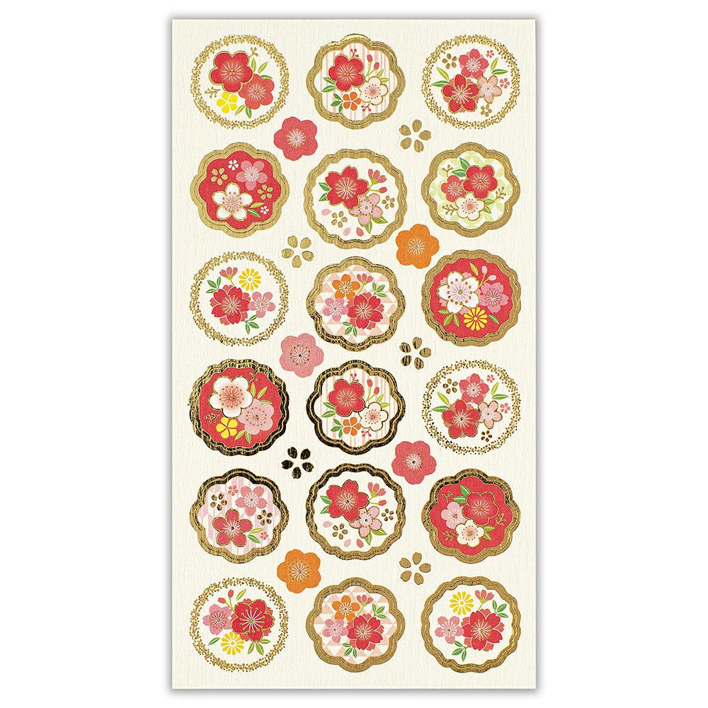 Stickers - Plum & Cherry Blossom