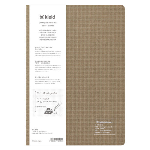 Kleid 2mm Grid Notebook A5