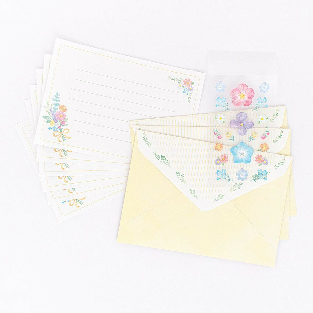 Letter set Envelope - Flower