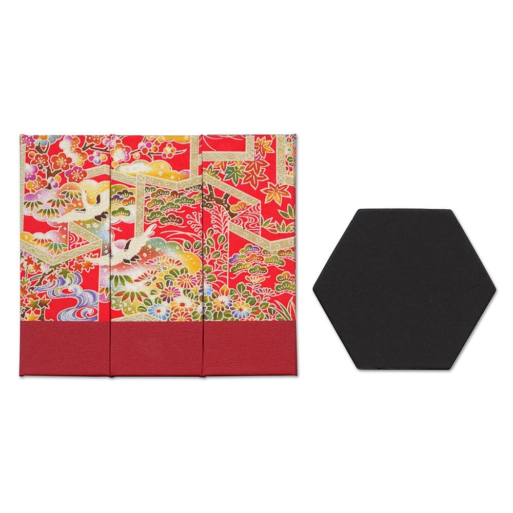 Wagamikoji - Foldable Hexagonal Pen Holder, Folding Screen Pattern