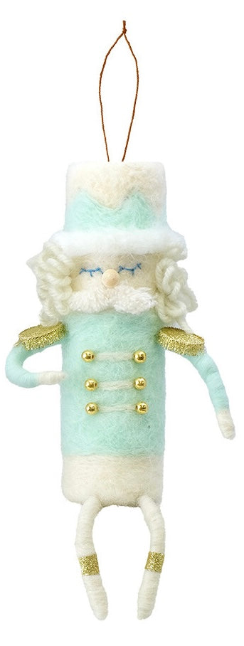 CM1567s Wool Felt Ornament L Nutcracker