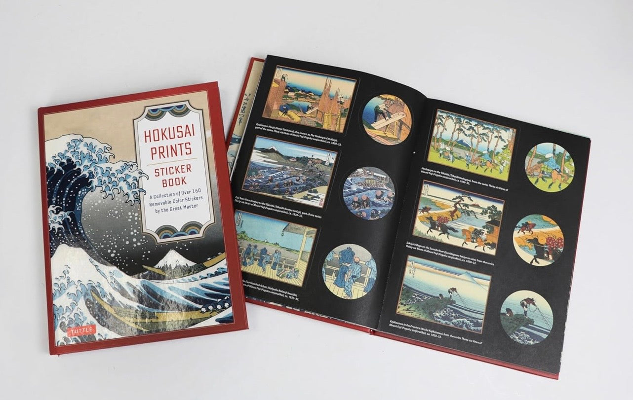 Hokusai Prints Sticker Book: A Collection of Over 160 Removable Color Stickers by the Great Master