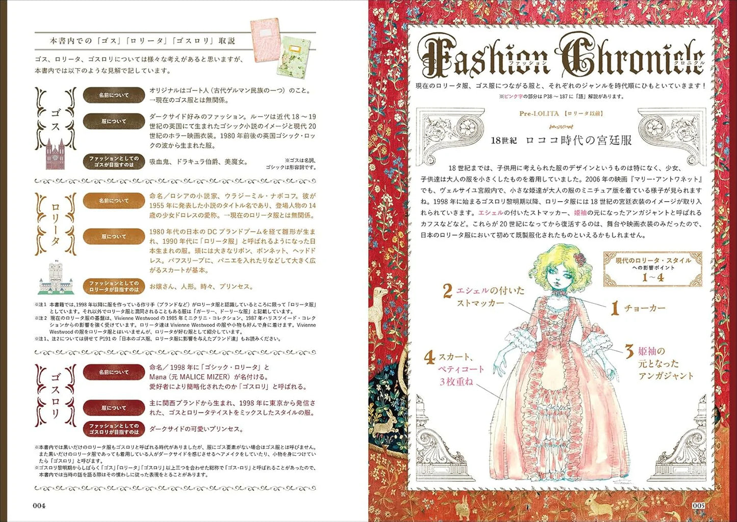 Gothic & Lolita Dictionary a Sweet and Decadent Way to Read Words Related to Gothic Lolita with Illustrations and Trivia