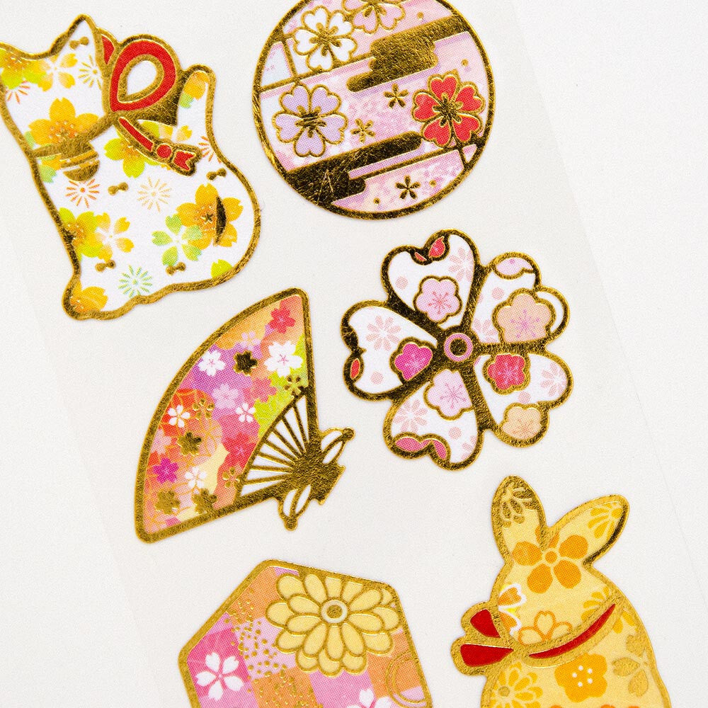 Stickers - Pink Sakura shapes