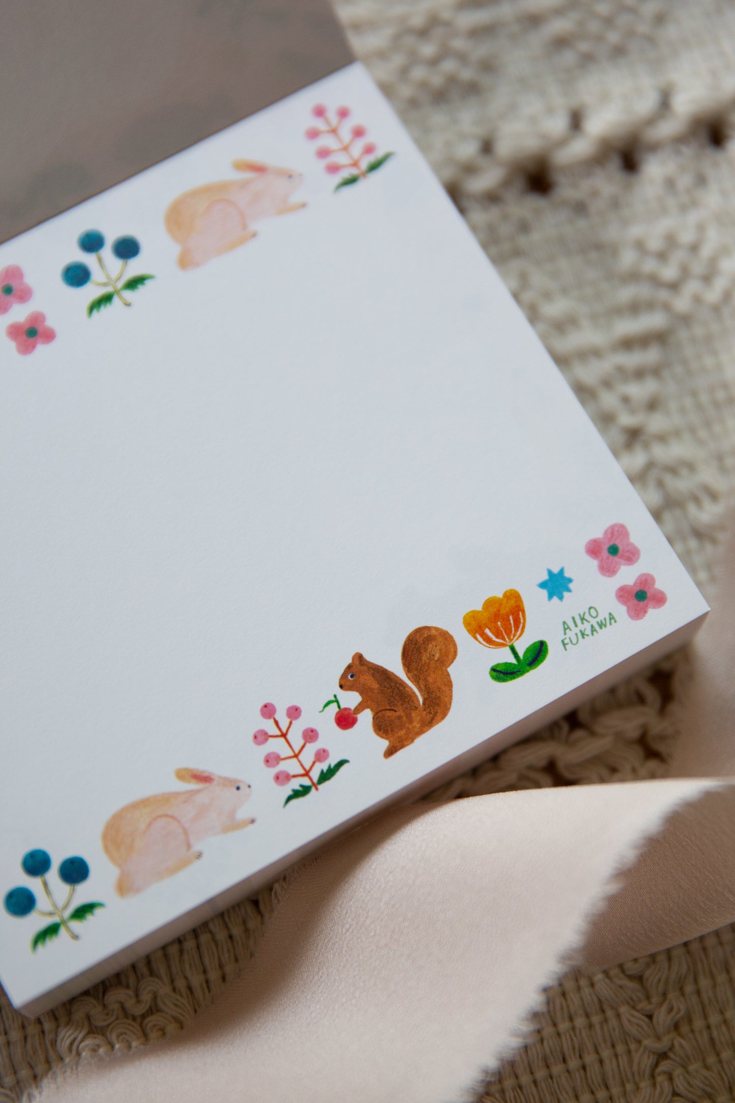 Aiko Fukawa || Cozyca Memo Pad  - Feel Nature