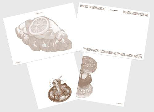 Meshitero! Specialite Momiji Mao Postcard Book