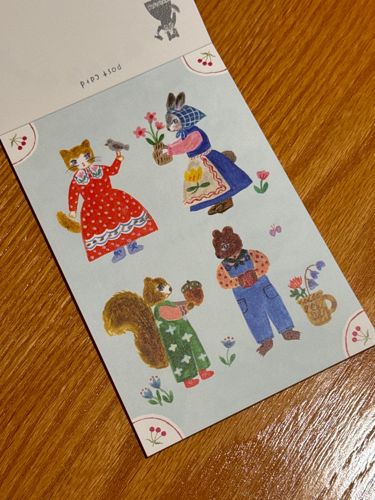 Aiko Fukawa || Cozyca Postcard Set - Little Fluffy Friends