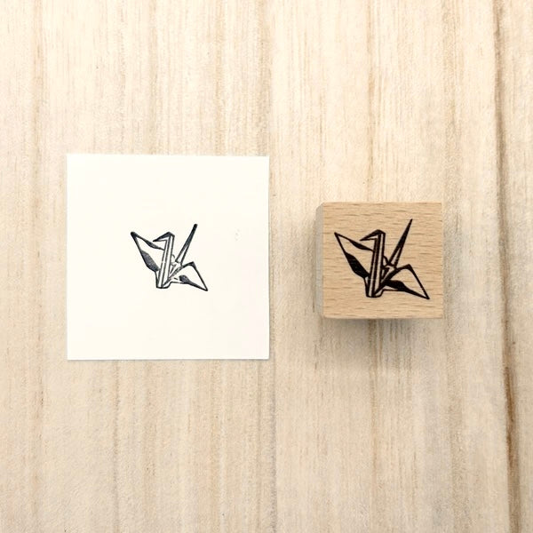 Alte Wood Stamp - Paper Crane