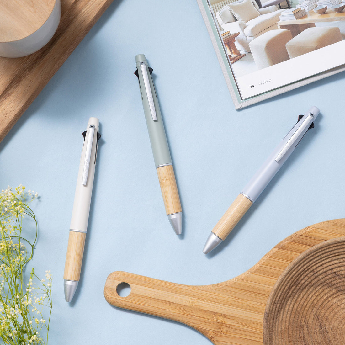 Mitsubishi Pencil Jetstream 4&1 Bamboo Edition Gel Pen