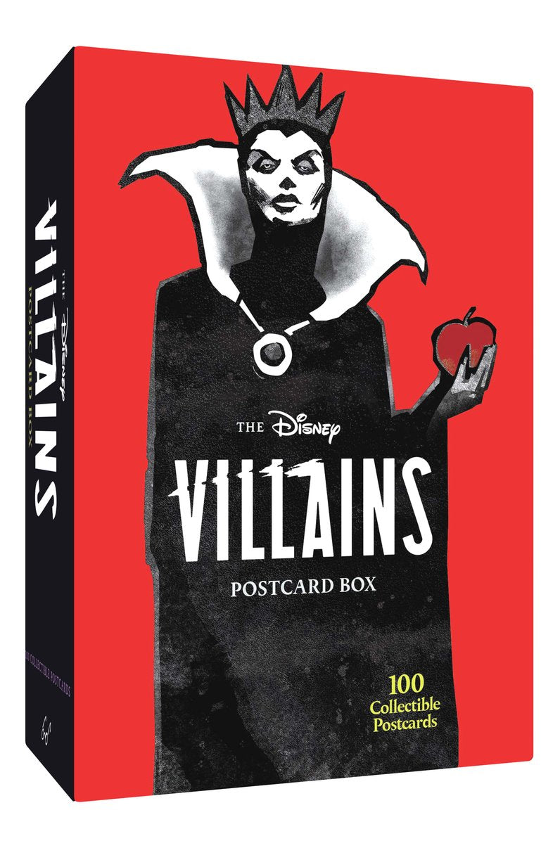 Disney The Disney Villains Postcard Box: 100 Collectible Postcards