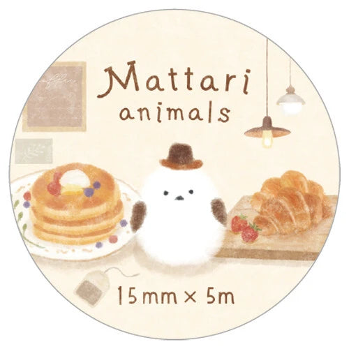 Mattari Animals Washi Tape - Day Shimaenaga