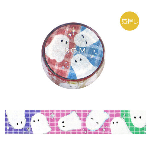 BGM Washi Tape - Colourful Ghost