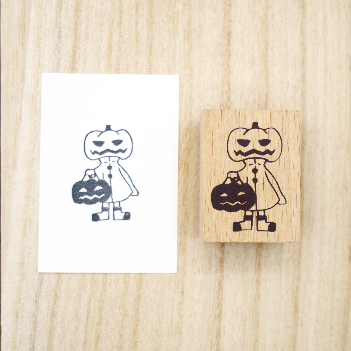 Alte Wood Stamp - Jack O’Lantern Trick Or Treater