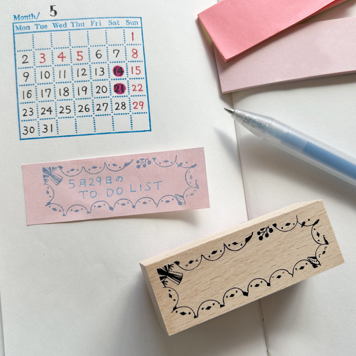 Alte Wood Stamp - Shimaenaga 1