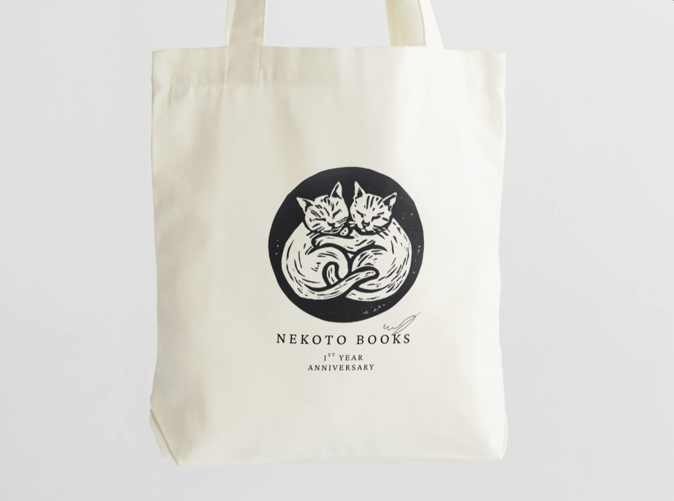 Nekoto Books x Mims - 1st Anniversary Limited Tote Bag