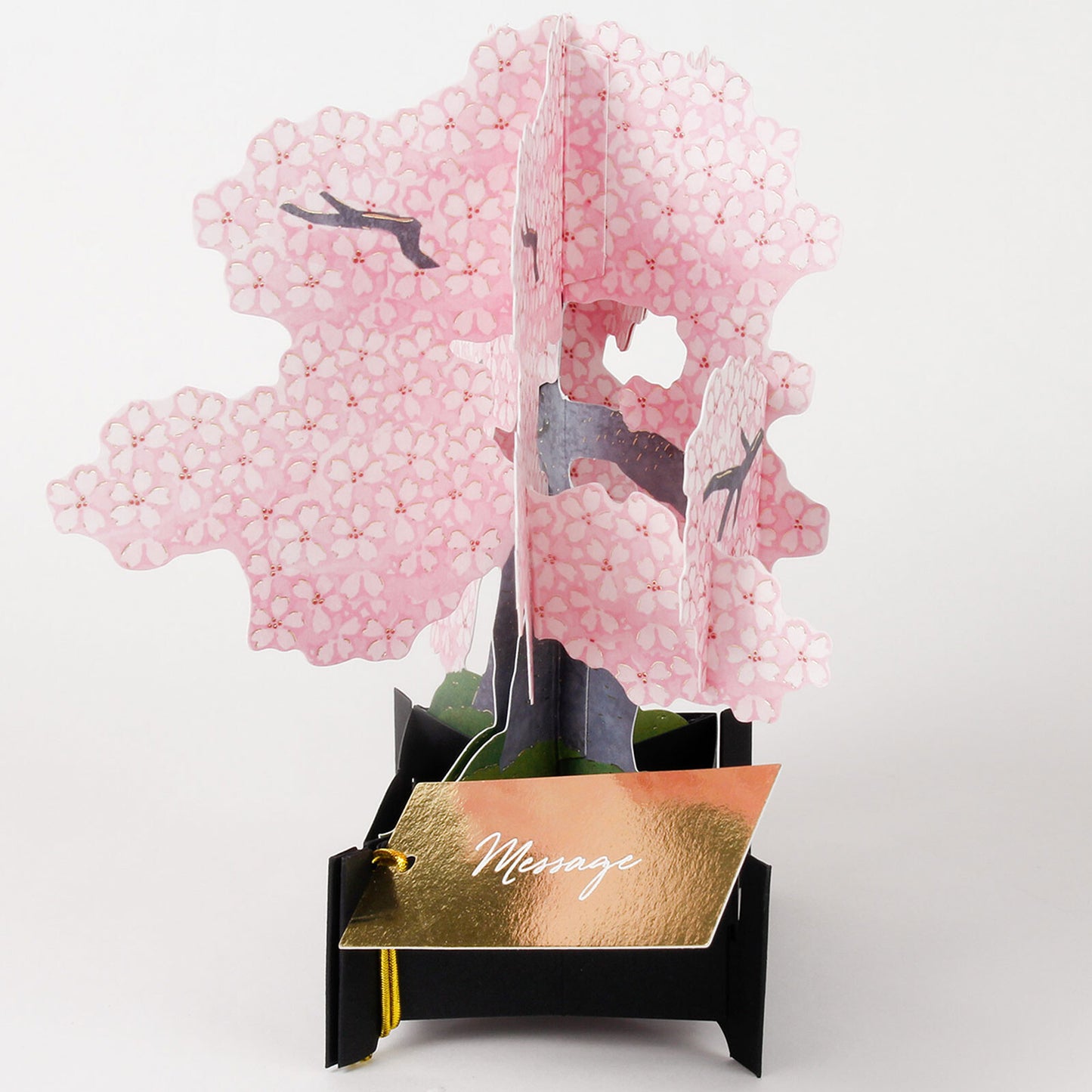 Sakura Bonsai Pop-Up Postcard