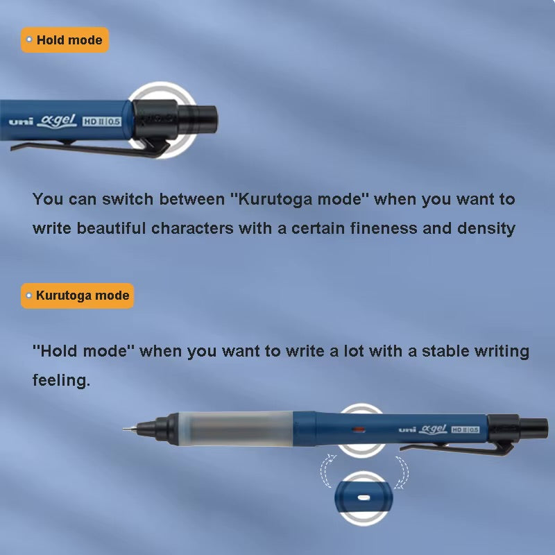 Mitsubishi Uni Alpha-Gel Switch Kurutoga Mechanical Pencil 0.5mm