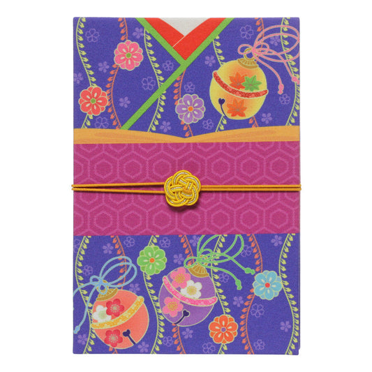 Wagamikoji - Accordion Paper Notebook Tatewakini Suzu  Kimono