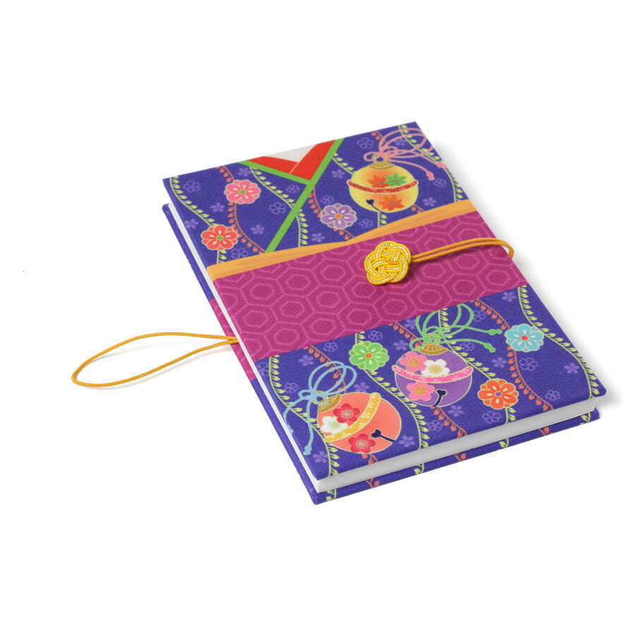 Wagamikoji - Accordion Paper Notebook Tatewakini Suzu  Kimono