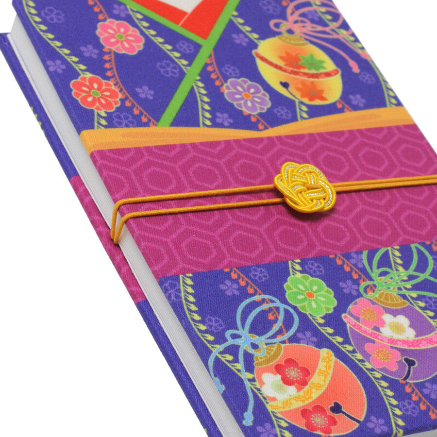 Wagamikoji - Accordion Paper Notebook Tatewakini Suzu  Kimono