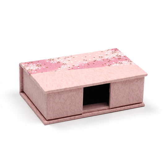 Yuzen Paper Card Box || Cherry Blossom Design