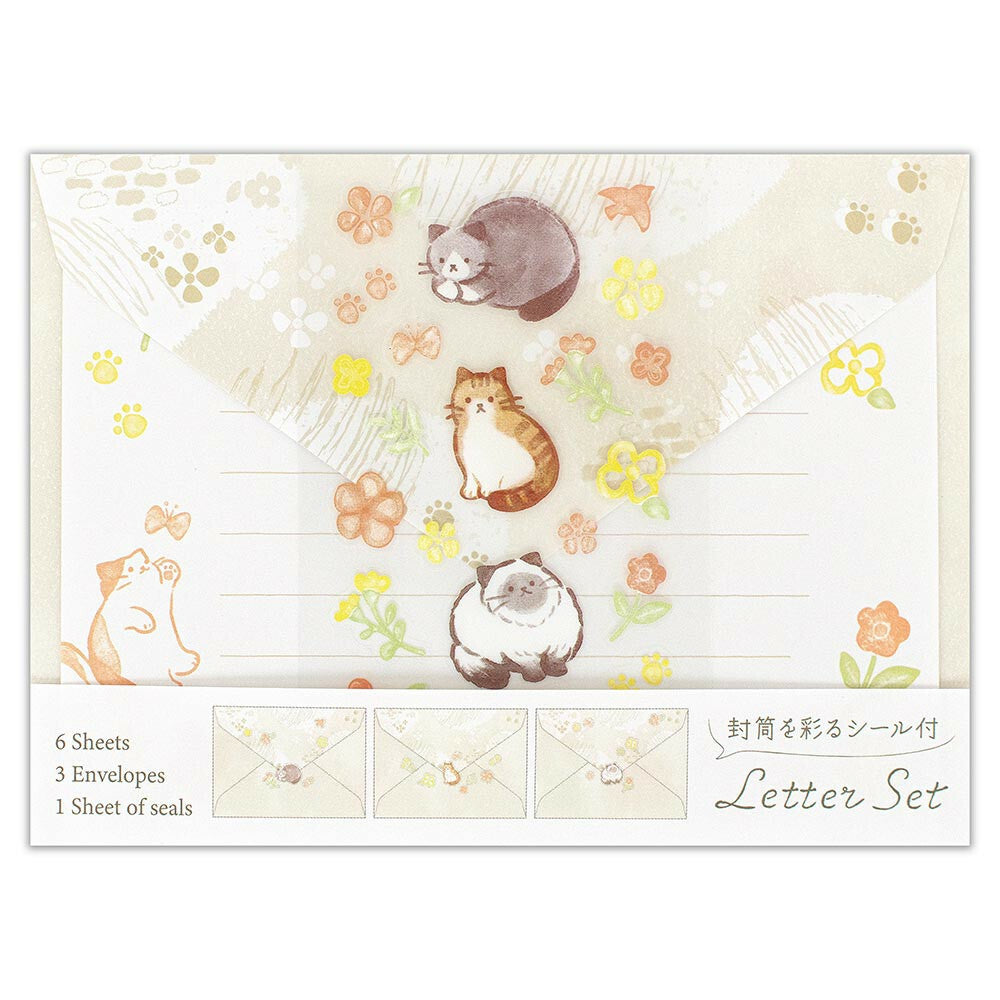 Letter set Envelope - Deco Cat