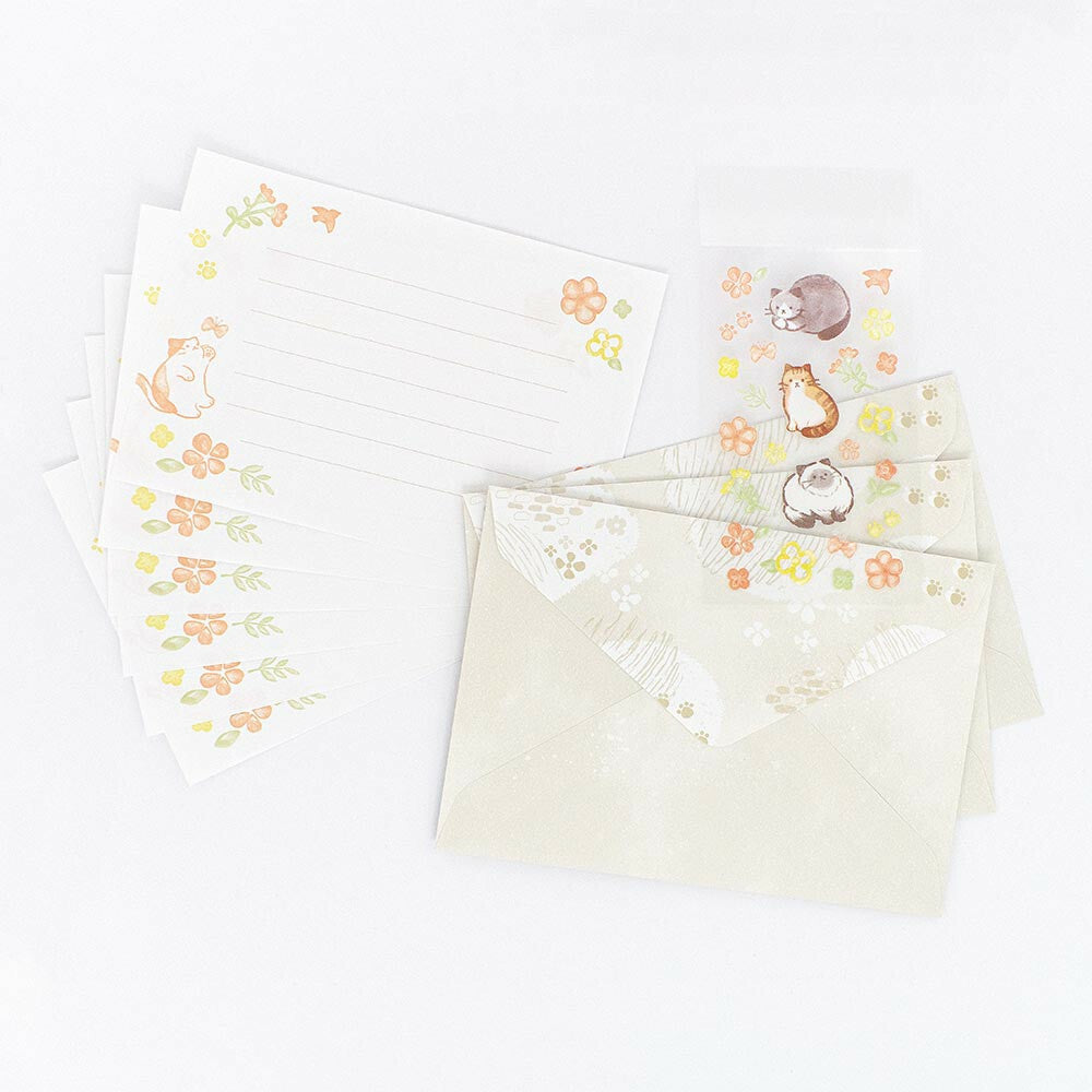 Letter set Envelope - Deco Cat