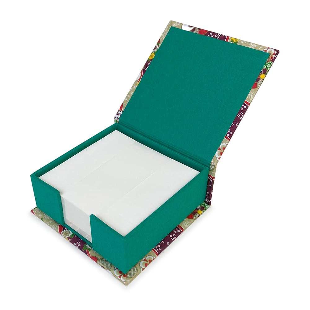 [Wagamikoji] Memo Pad Yuzen Nagashi ni Hana
