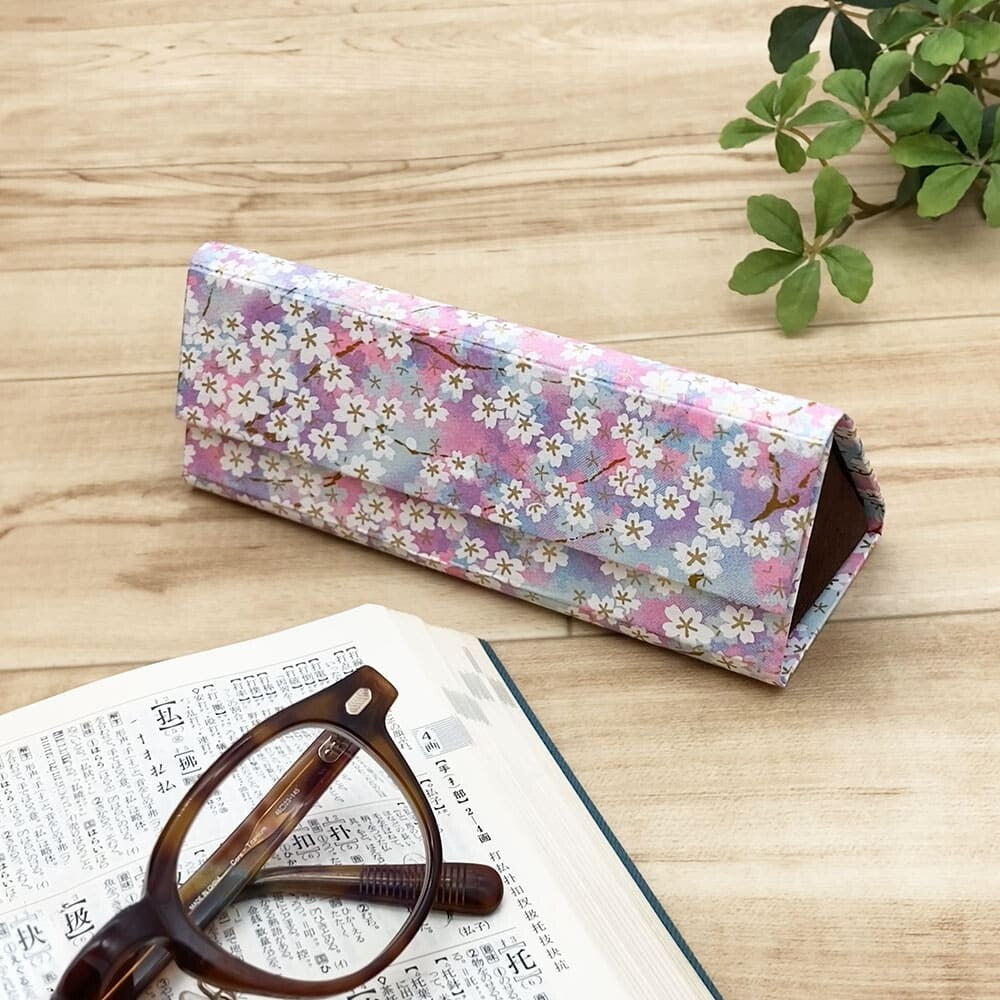 Yuzen Paper Folding Case ||  Cherry Blossom Haze