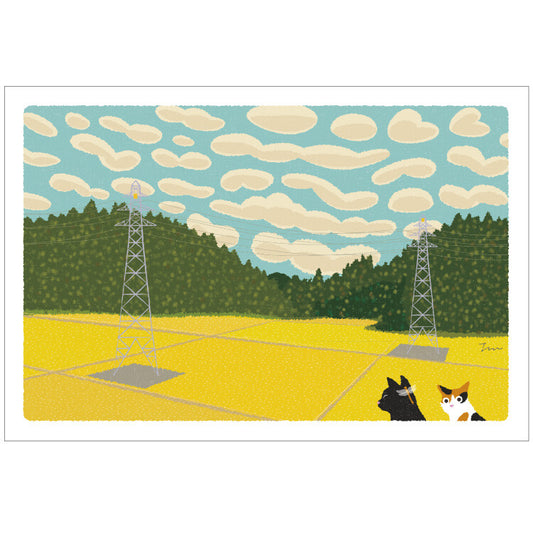 [Moritori Toshinori] Tabineko Country Side - Postcard