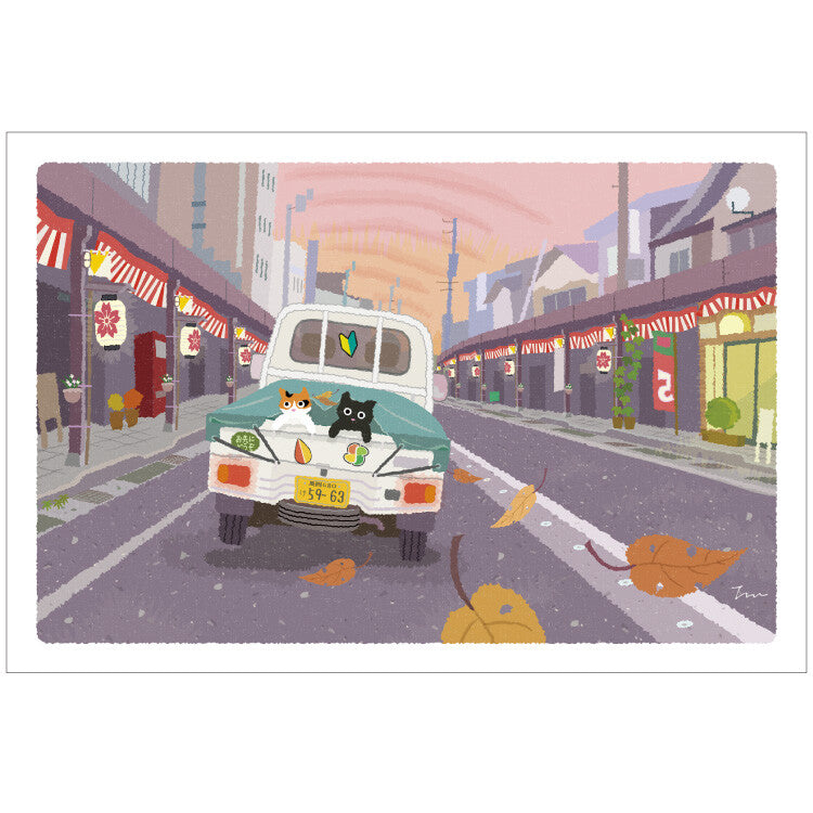 [Moritori Toshinori] Tabineko on the way - Postcard