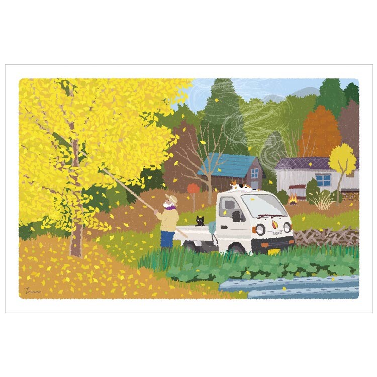 [Moritori Toshinori] Tabineko Weekend at the farm - Postcard