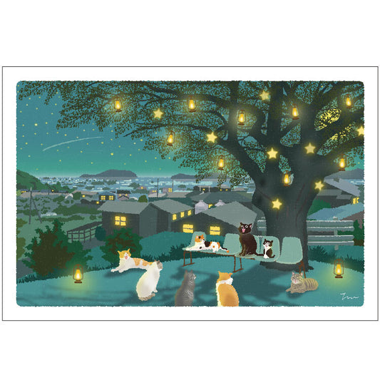 [Moritori Toshinori] Tabineko night rendezvous- Postcard