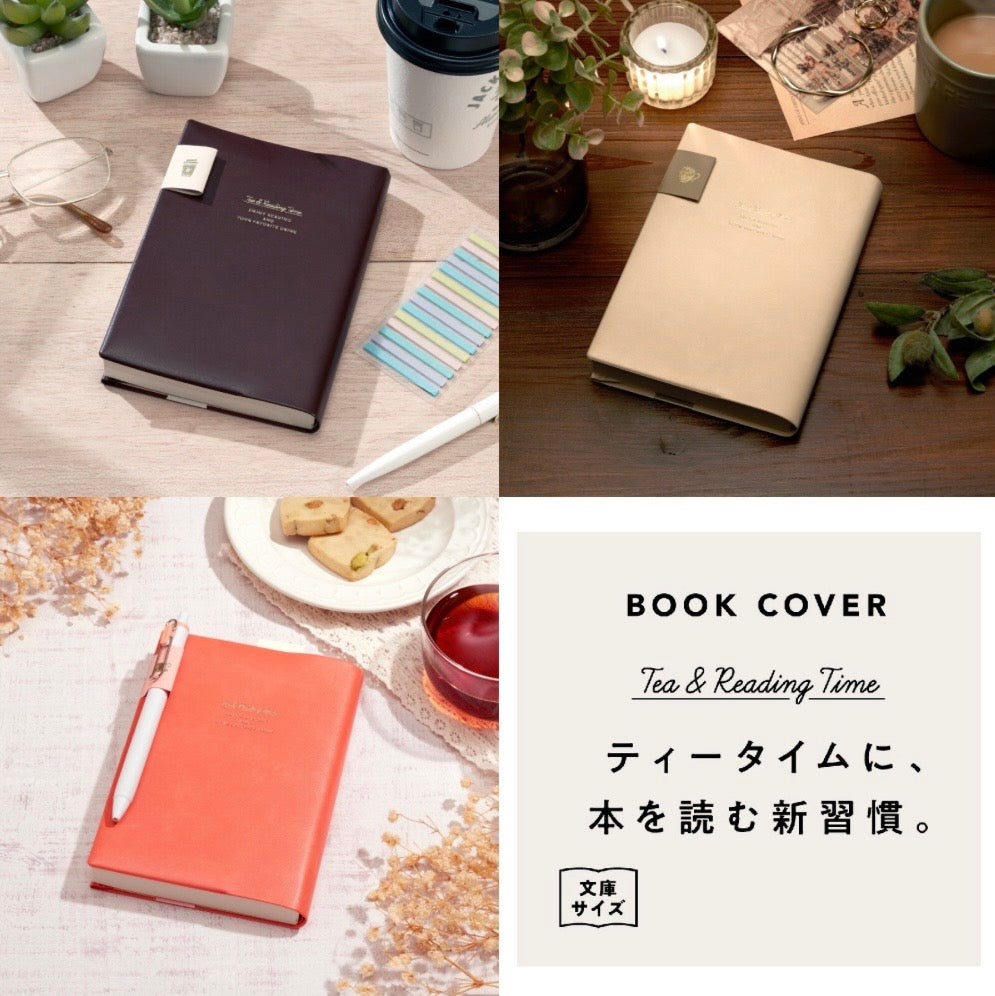 Book Cover Tea & Diary Time Diary Journal Notebook - A6