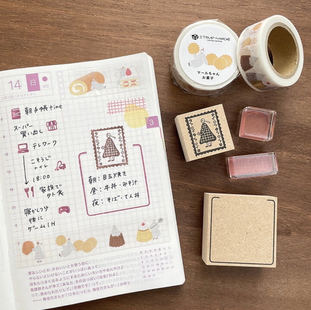 Marle-Chan Illustration Stamp Deco Stamp