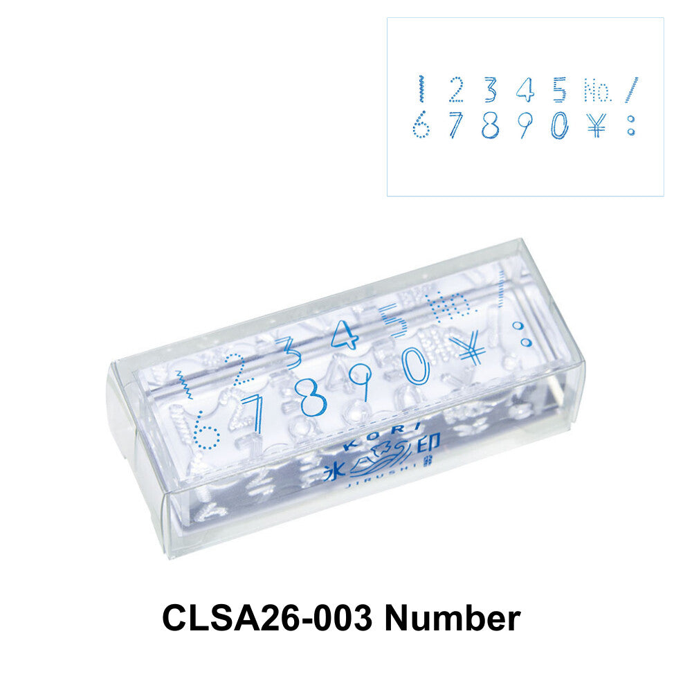 Kori Jirushi Ice Cube Stamps Long NEW 2025 Designs