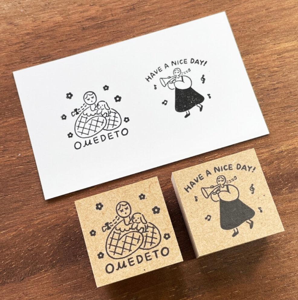 Marle-Chan Message Stamp OMEDETO (Congratulations)