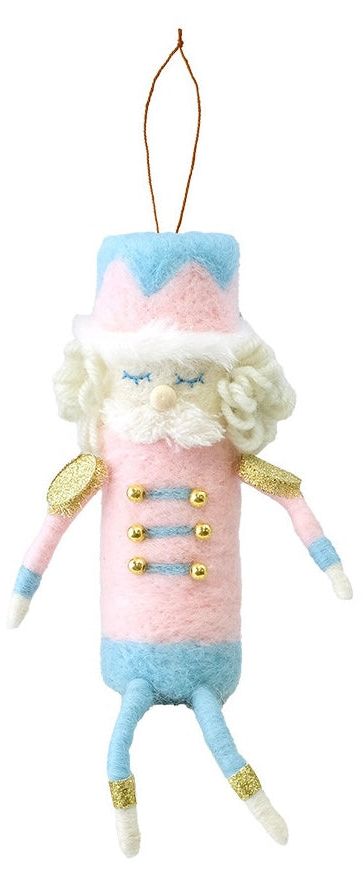 CM1567s Wool Felt Ornament L Nutcracker