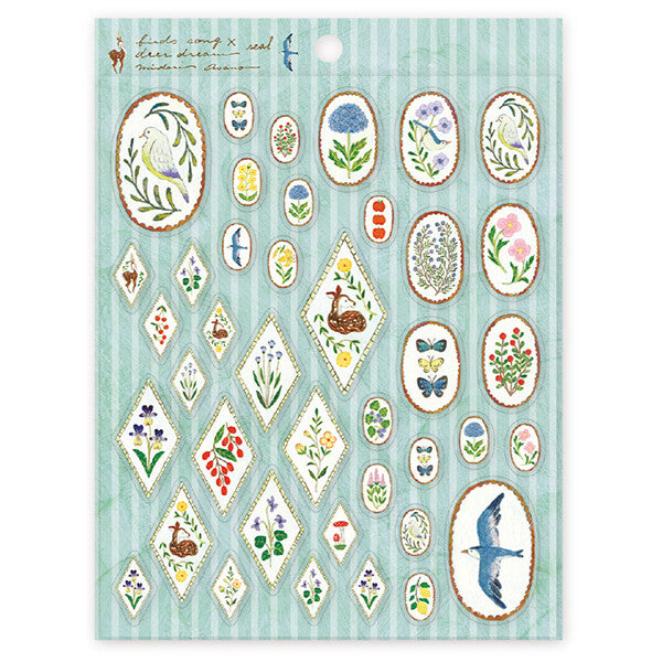 Cozyca Sticker - Birds Song x Deer Dream Seal
