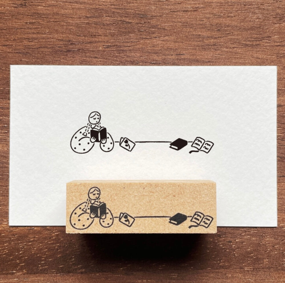 Marle-Chan Title Stamp Reading