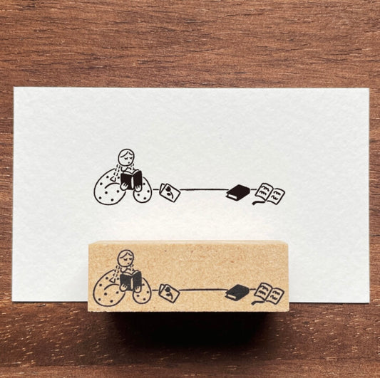 Marle-Chan Title Stamp Reading