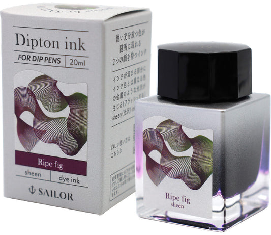 Sailor Dipton Sheen Bottled Ink for Dip Pens - Ripe Fig 20ml