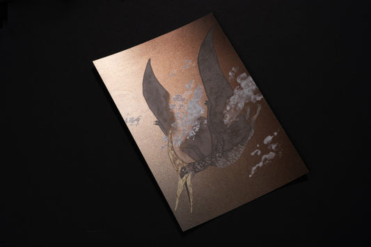 Kano Art Style Postcard - JD44 Dawn Pteranodon