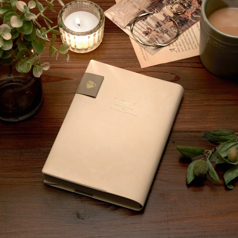 Book Cover Tea & Diary Time Diary Journal Notebook - A6