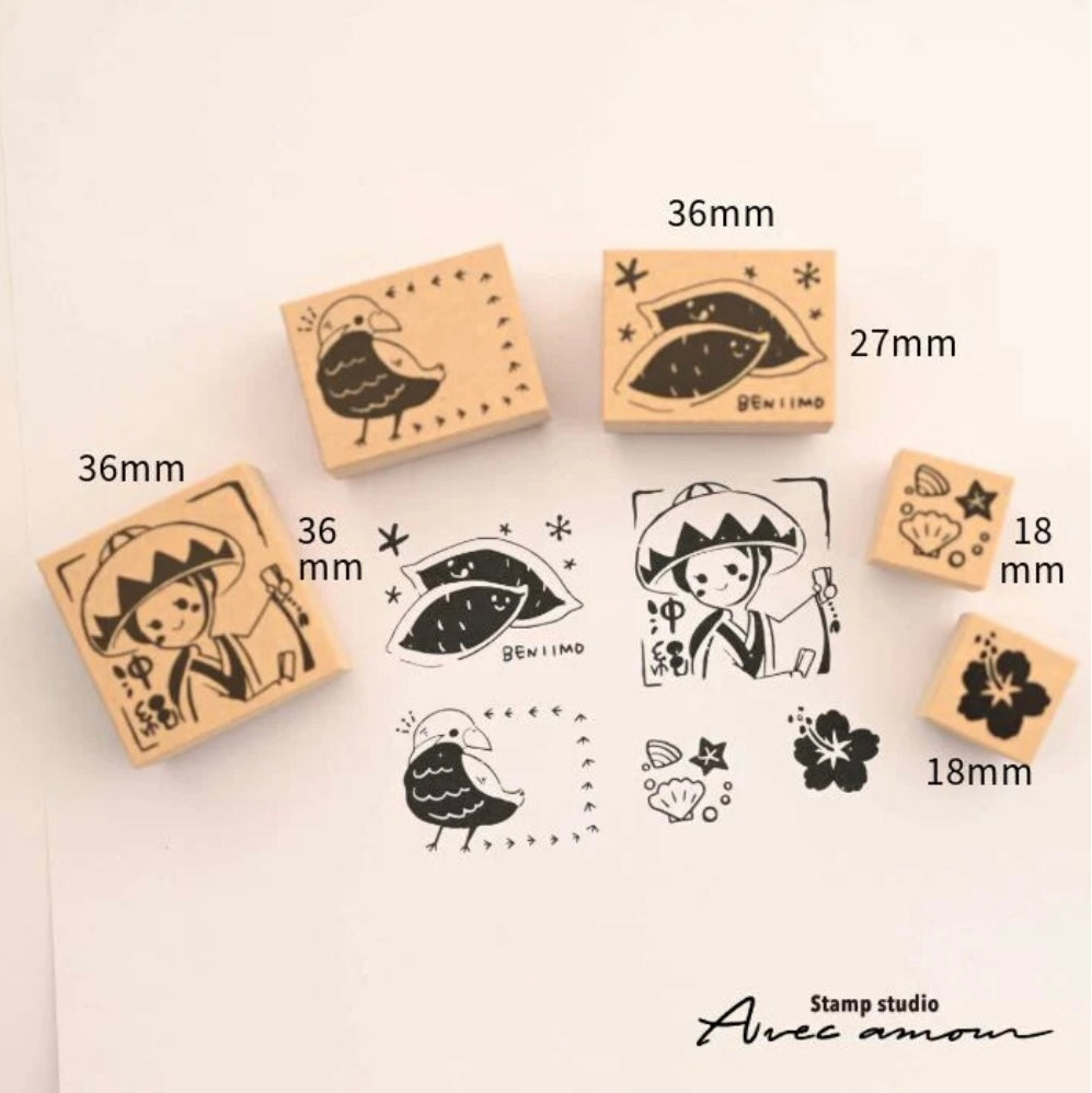 Local Stamps - Okinawa Beni Imo